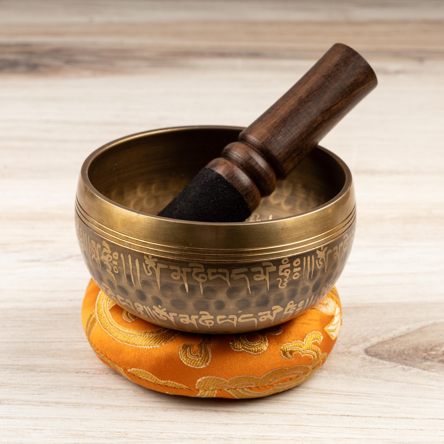 Tibetan Singing Bowl, Ohm Mani Mantra Design, Meditation Bowl, Sound Bowl Chakra Healing, Handcrafted Singing Bowl Set, Spiritual Gift