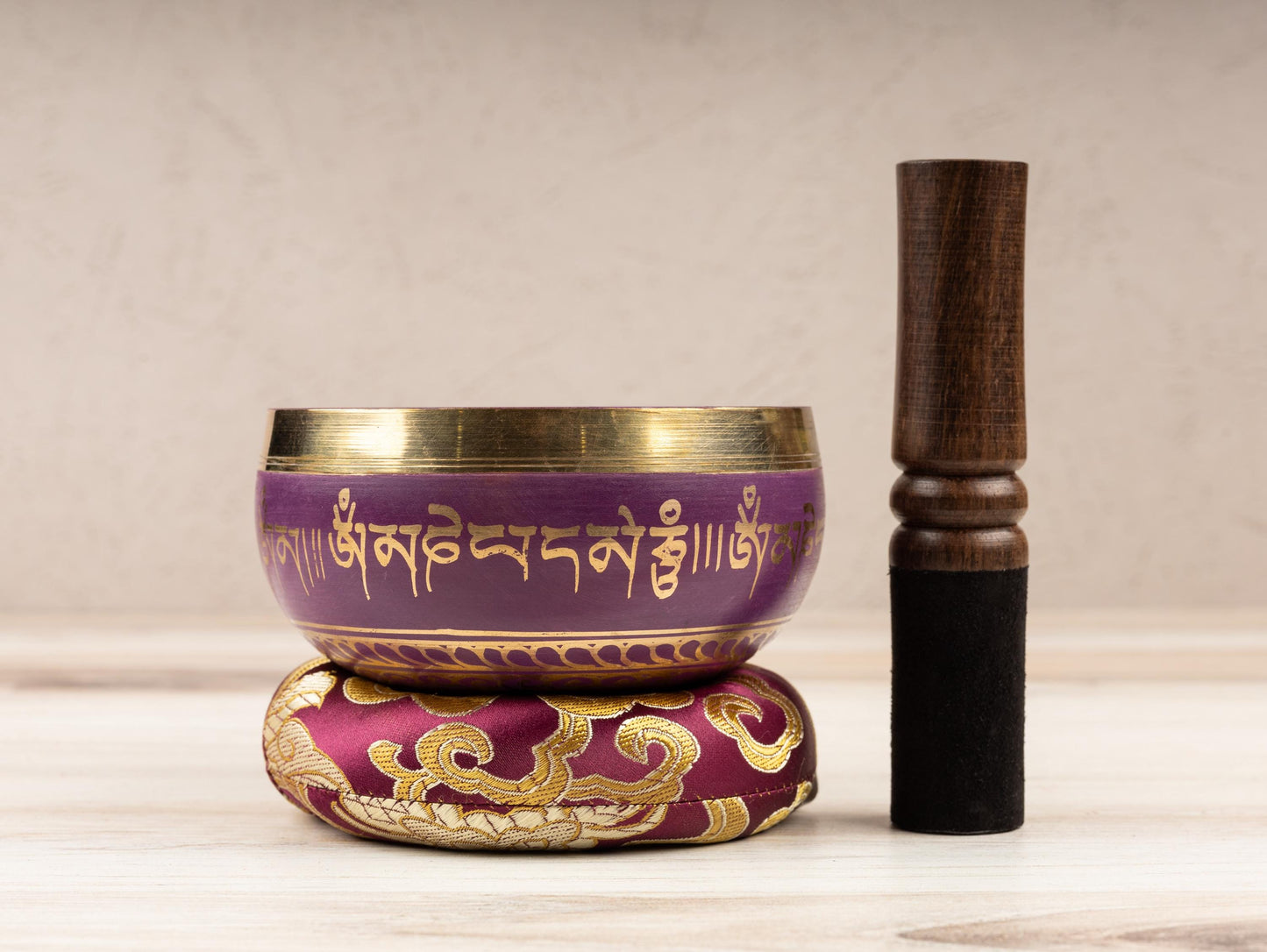 Tibetan Singing Bowl, Buddha's Eye Design, Meditation Bowl, Sound Bowl Chakra Healing, Handcrafted Singing Bowl Set, Spiritual Wellness Gift
