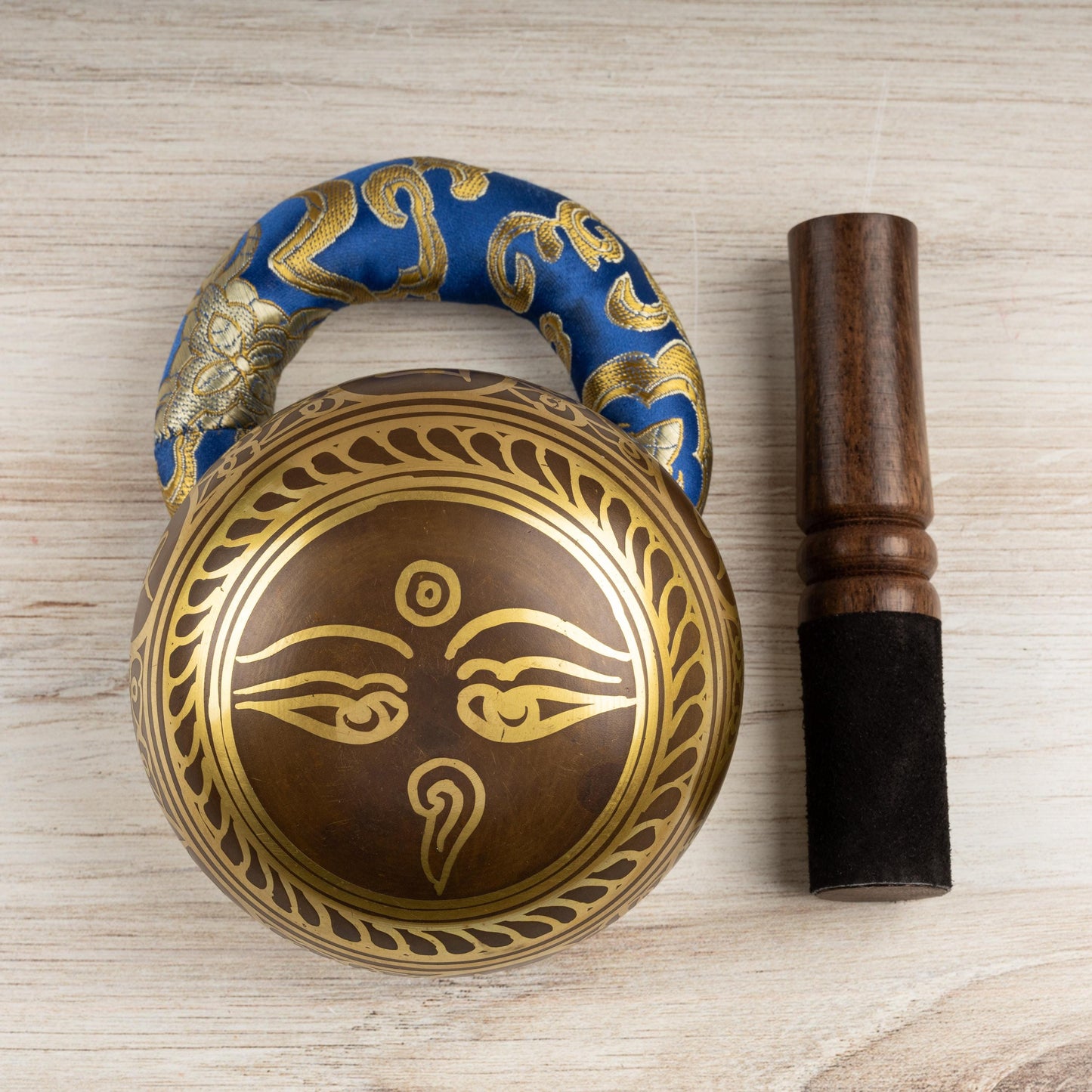 Tibetan Singing Bowl, Conch Design, Meditation Bowl, Sound Bowl Chakra Healing, Handcrafted Singing Bowl Set, Spiritual Wellness Gift
