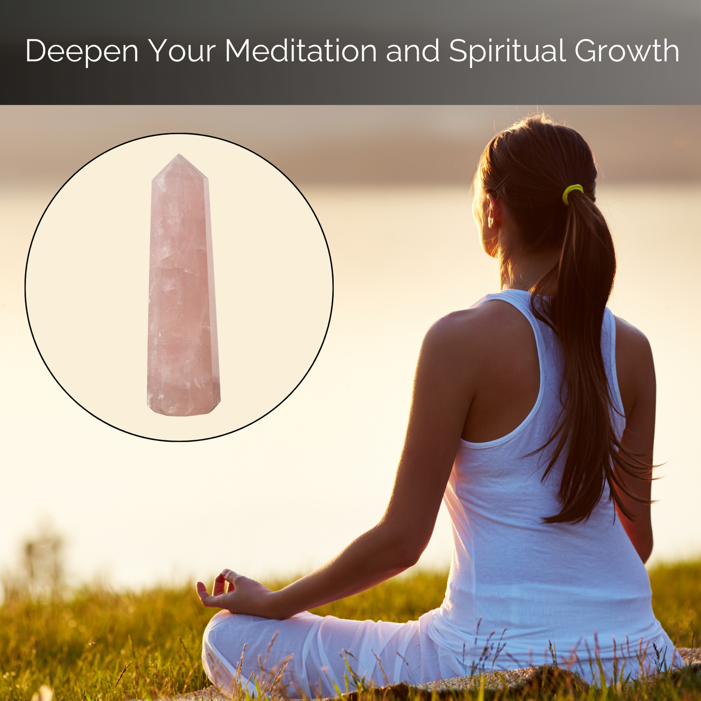 Natural Rose Quartz Obelisk Point Crystal Tower 2.5-3", Healing Crystals and Stones, Meditation Accessories, Reiki, Spiritual Gifts & Decor