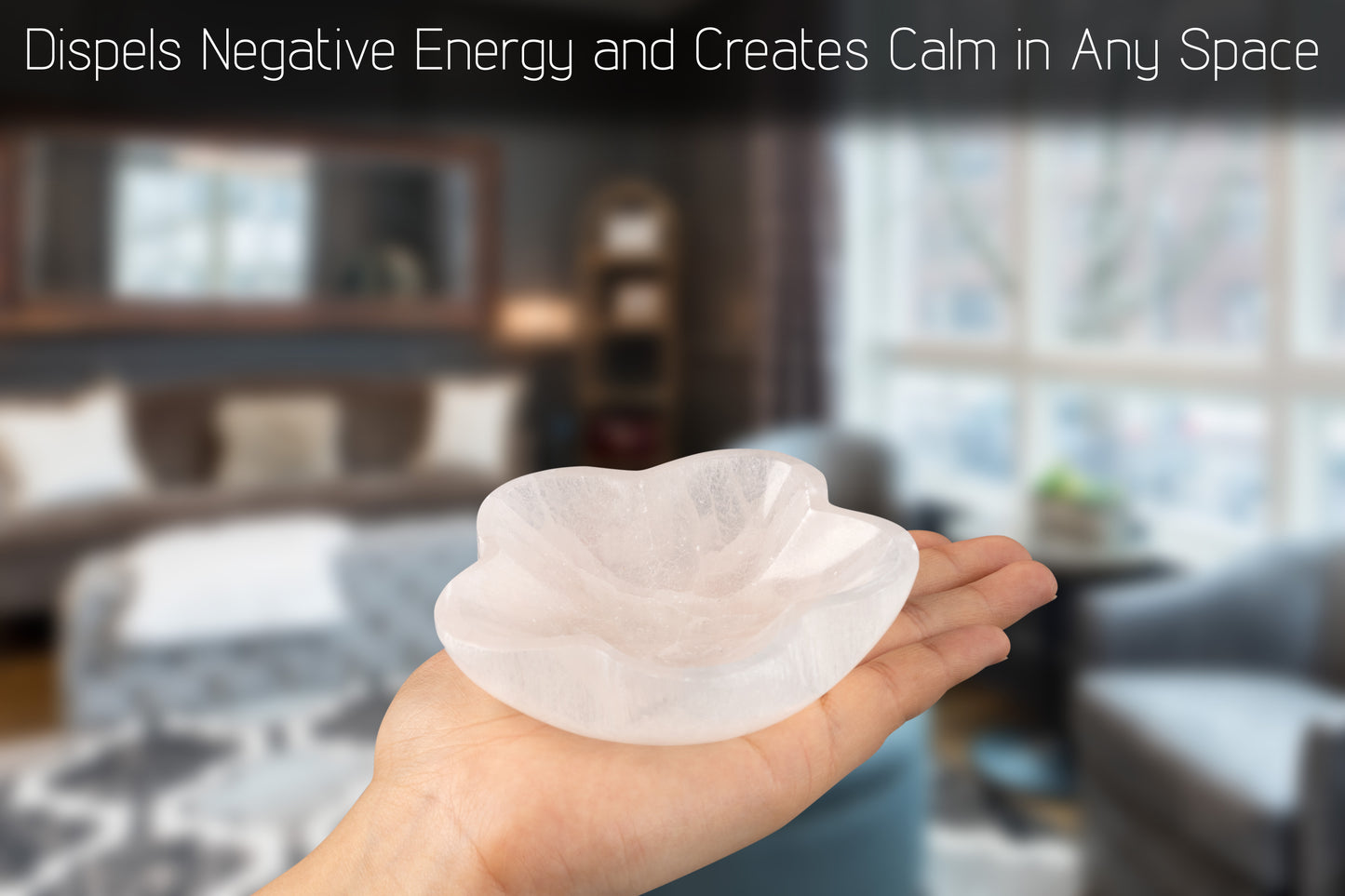 Flower Selenite Bowl, Selenite Crystal Cleansing Bowl, Healing Crystals & Stones, Spiritual Crystal Decor