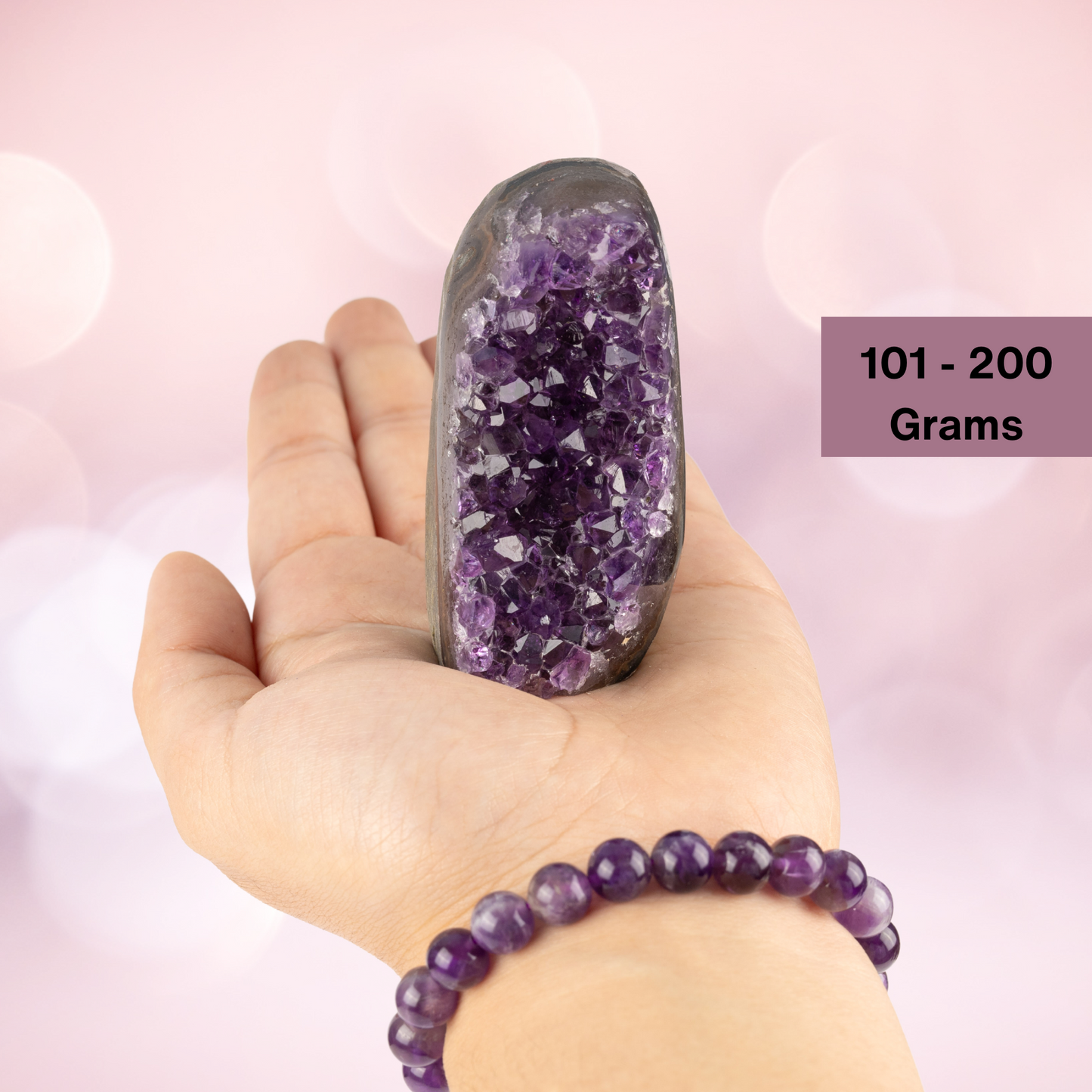 Natural Amethyst Cut Base Healing Crystals, "AAA" Quality Large Amethyst Cluster, Uruguayan Purple Amethyst Geode, Spiritual Home Decor