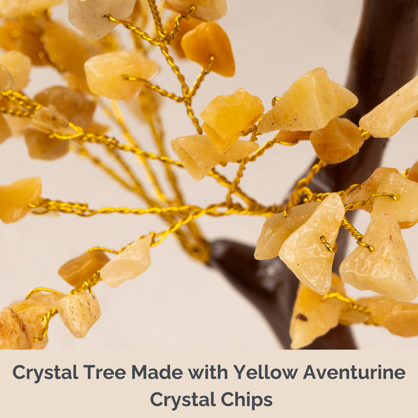 Yellow Aventurine Crystal Tree of Life, Decorative Crystal Tree, Natural Healing Crystal Tree, Crystal Decor, Meditation and Housewarming gift