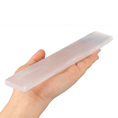 Selenite Charging Plate Large, Selenite Cleansing, Flat Crystal Plate, Selenite Gift, Natural Selenite, Reiki Crystals, Chakra Stones