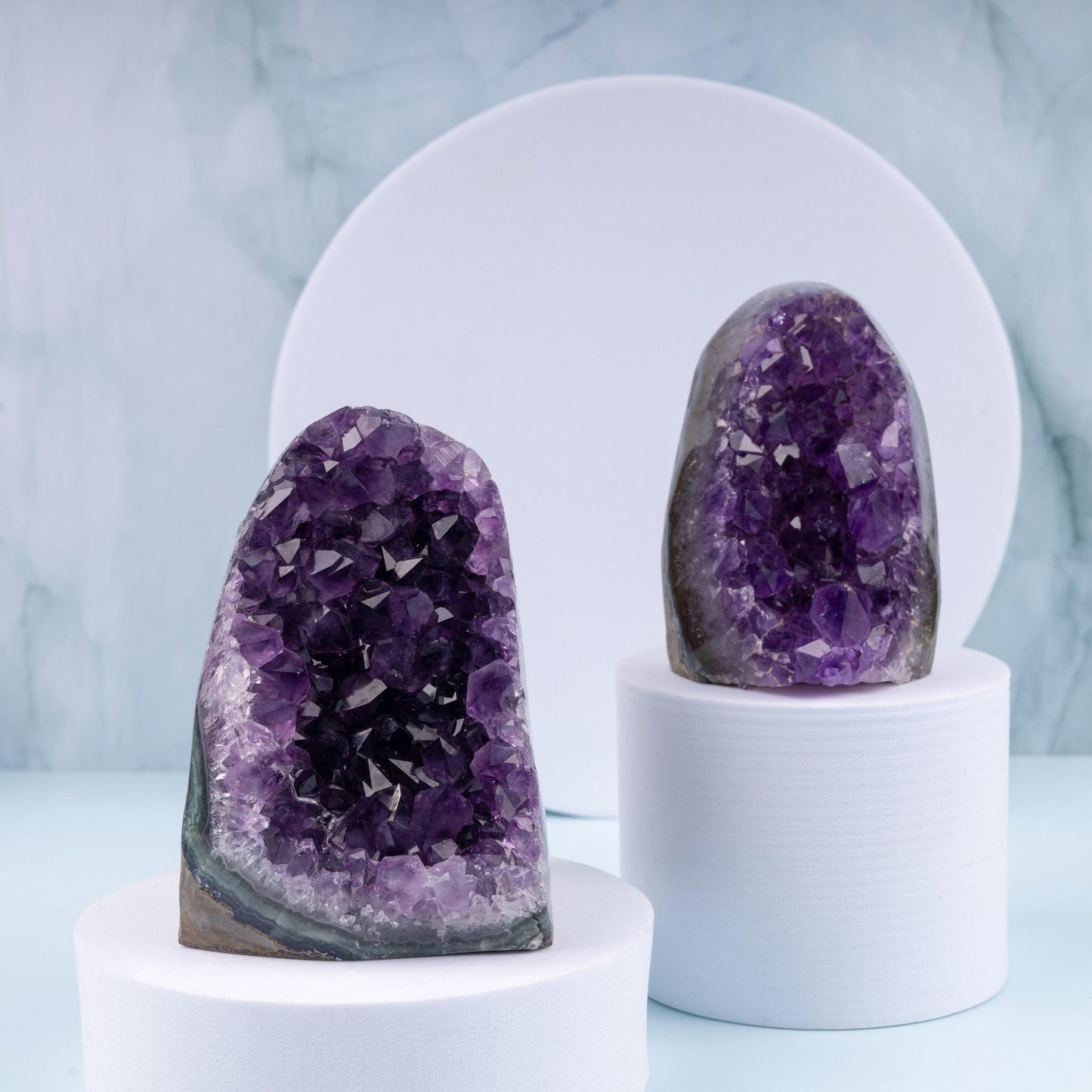 Natural Amethyst Cut Base Healing Crystals, "AAA" Quality Large Amethyst Cluster, Uruguayan Purple Amethyst Geode, Spiritual Home Decor