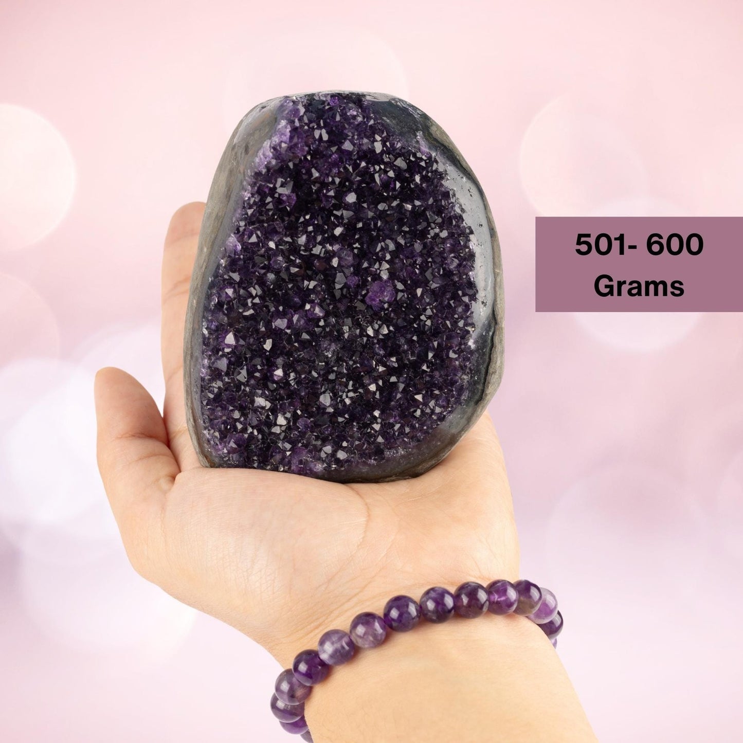 Natural Amethyst Cut Base Healing Crystals, "AAA" Quality Large Amethyst Cluster, Uruguayan Purple Amethyst Geode, Spiritual Home Decor