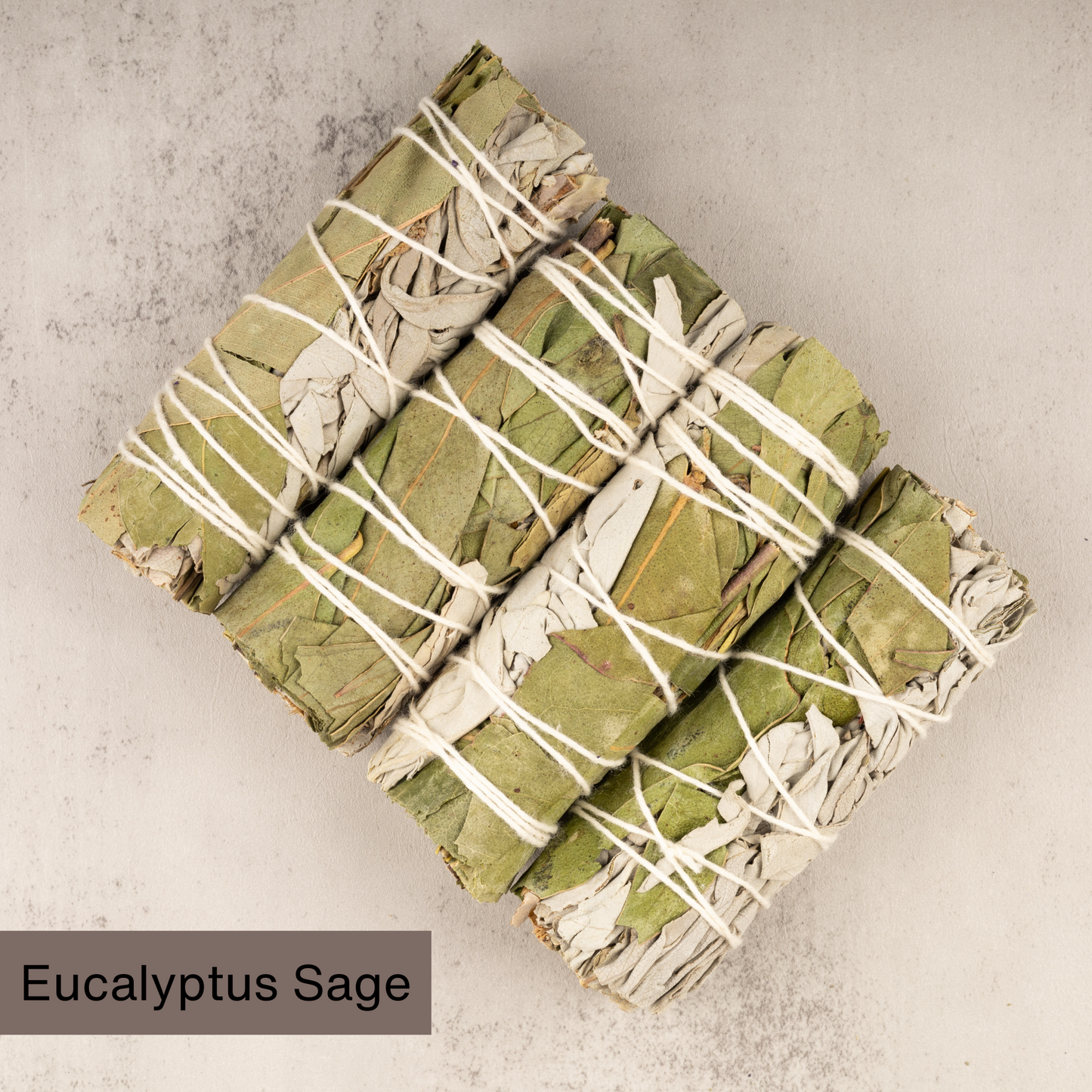 Eucalyptus White Sage Smudge Stick 4", Energy Cleansing Smudging Sticks, Smoke Cleanse Smudging Wand, Home Protection, Purifying, & House Blessing