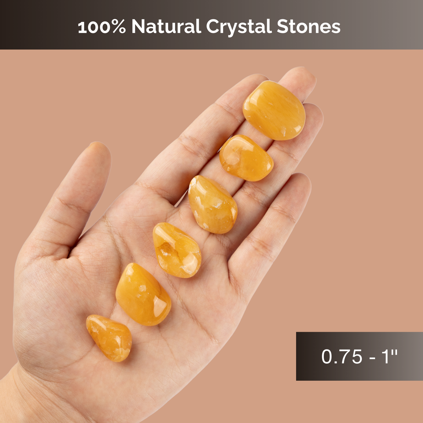 Yellow Aventurine Crystal Tumble Stone - Authentic Polished Stone for Meditation, Spiritual Gifts, Chakra Healing, Reiki, & Energy Work