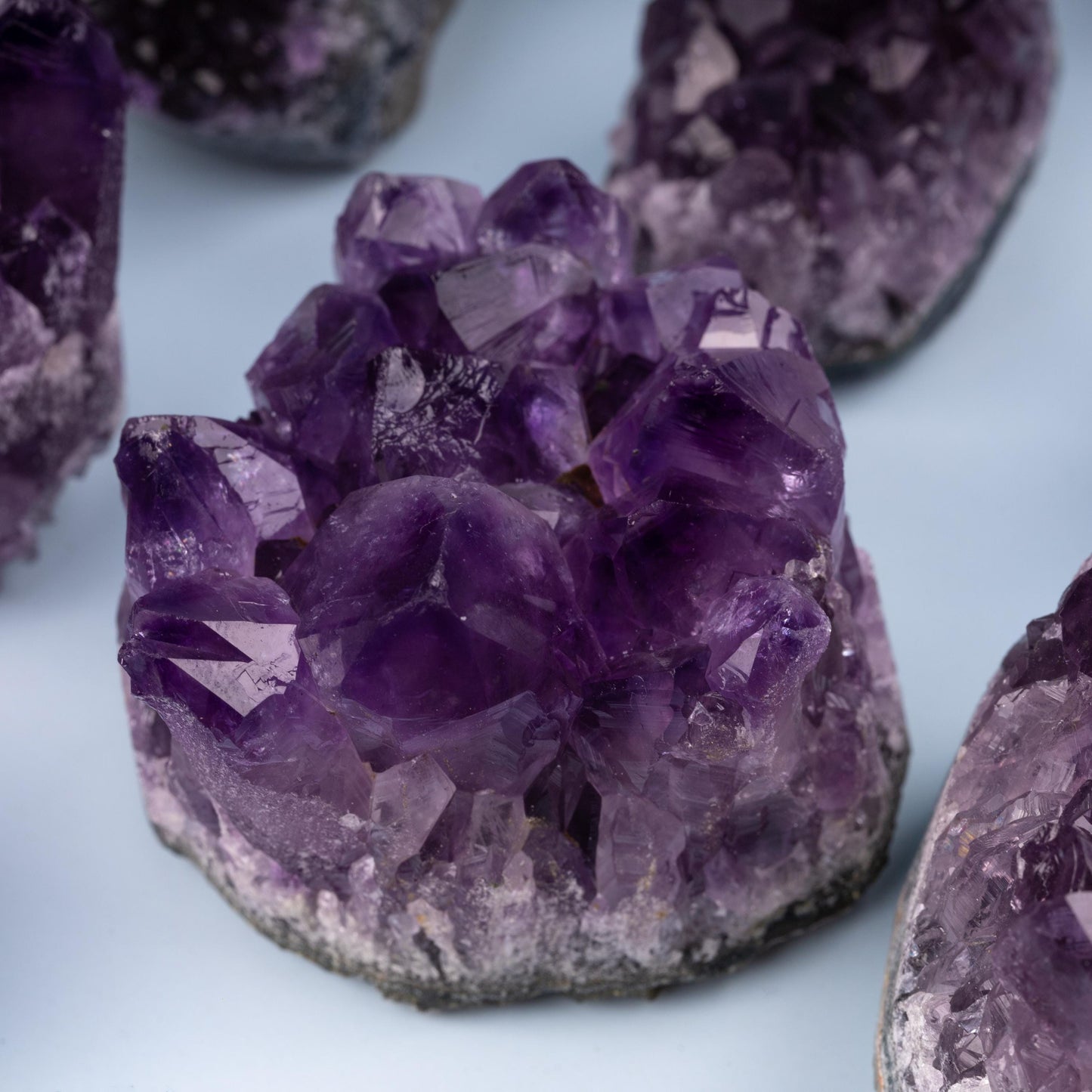 Natural Amethyst Cluster Healing Crystals, "AAA" Quality Raw Amethyst Cluster, Uruguayan Purple Amethyst Geode, Spiritual & Meditation Gifts