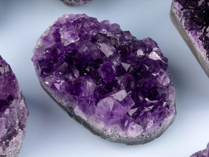 Natural Amethyst Cluster Healing Crystals, "AAA" Quality Raw Amethyst Cluster, Uruguayan Purple Amethyst Geode, Spiritual & Meditation Gifts