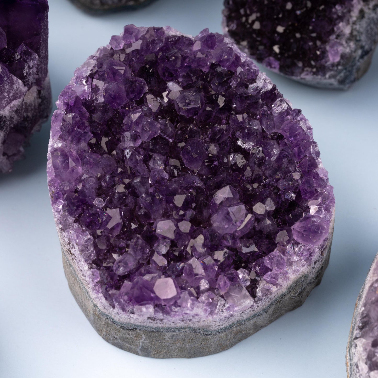Natural Amethyst Cluster Healing Crystals, "AAA" Quality Raw Amethyst Cluster, Uruguayan Purple Amethyst Geode, Spiritual & Meditation Gifts
