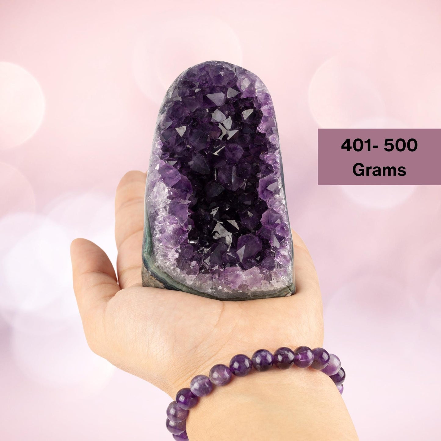Natural Amethyst Cut Base Healing Crystals, "AAA" Quality Large Amethyst Cluster, Uruguayan Purple Amethyst Geode, Spiritual Home Decor
