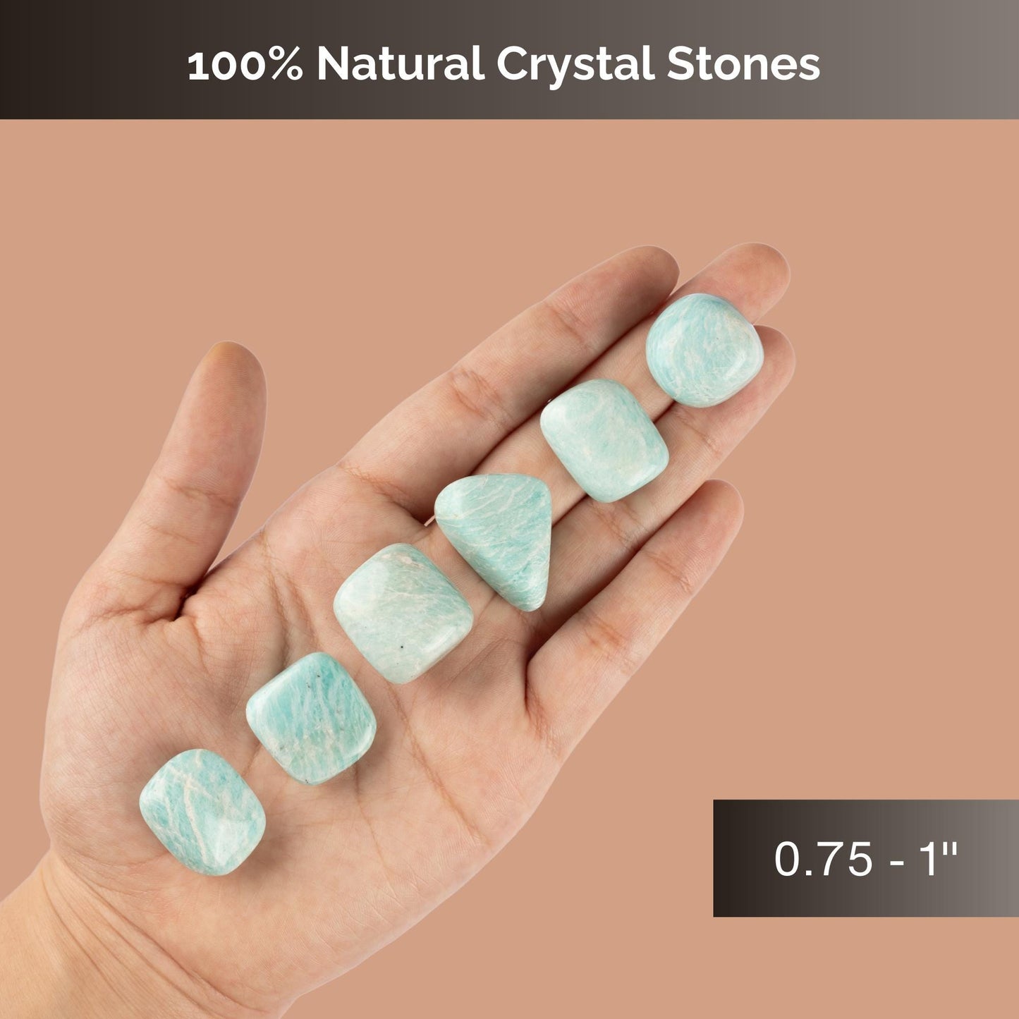 Aquamarine Crystal Tumble Stone - Authentic Polished Stone for Meditation, Spiritual Gifts, Chakra Healing, Reiki, & Energy Work