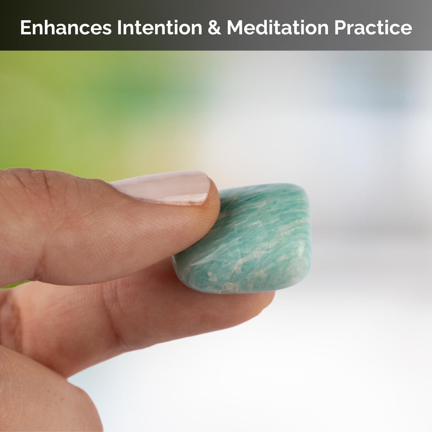 Aquamarine Crystal Tumble Stone - Authentic Polished Stone for Meditation, Spiritual Gifts, Chakra Healing, Reiki, & Energy Work