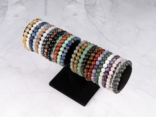 8mm Healing Crystals Bracelet, Bead Bracelets for Women Men, Crystal Jewelry, Natural Gemstone Jewelry, Energy Crystal, Spiritual Bracelet