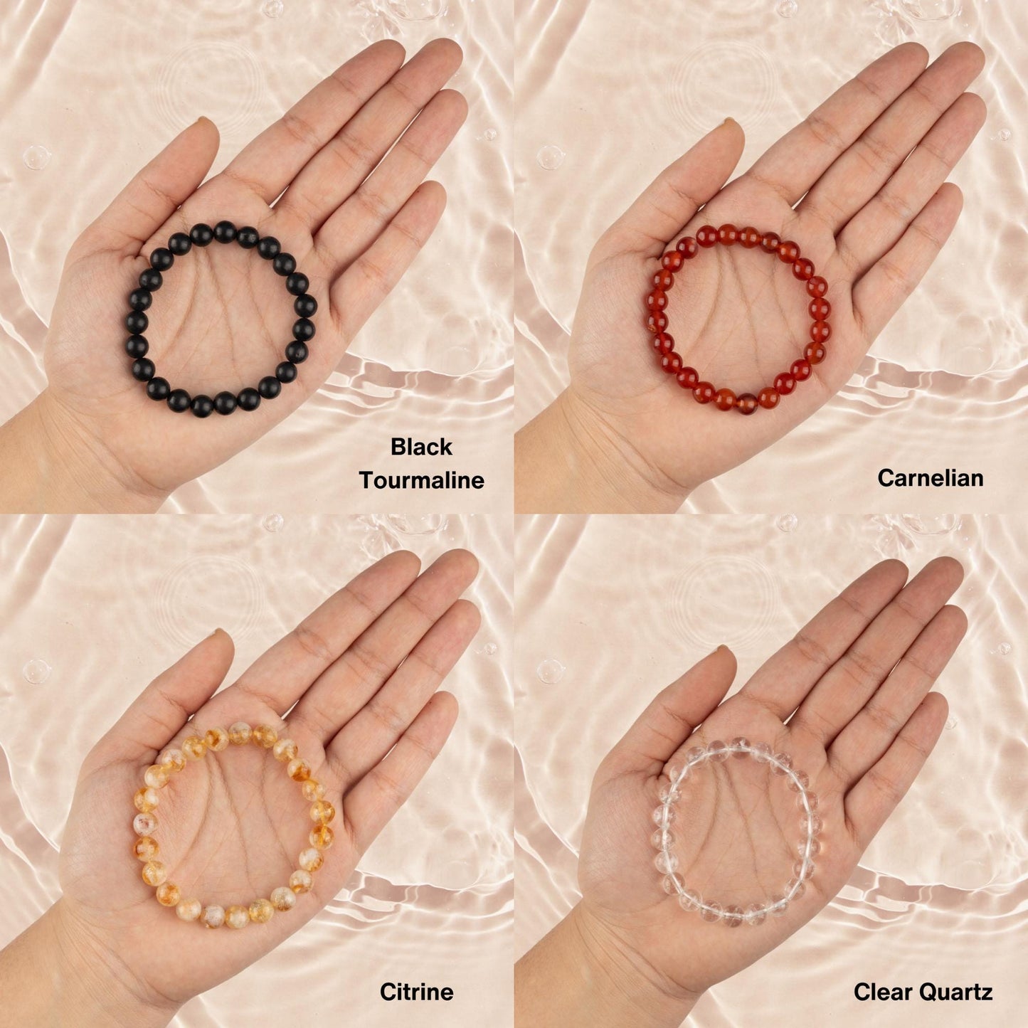 8mm Healing Crystals Bracelet, Bead Bracelets for Women Men, Crystal Jewelry, Natural Gemstone Jewelry, Energy Crystal, Spiritual Bracelet