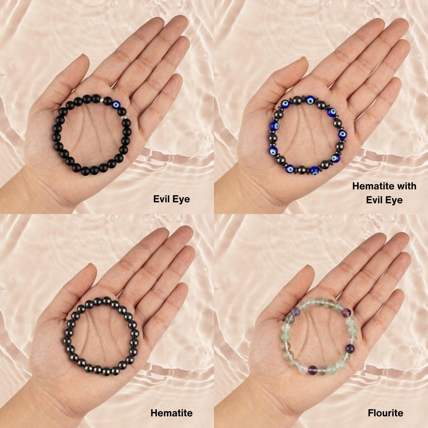 8mm Healing Crystals Bracelet, Bead Bracelets for Women Men, Crystal Jewelry, Natural Gemstone Jewelry, Energy Crystal, Spiritual Bracelet