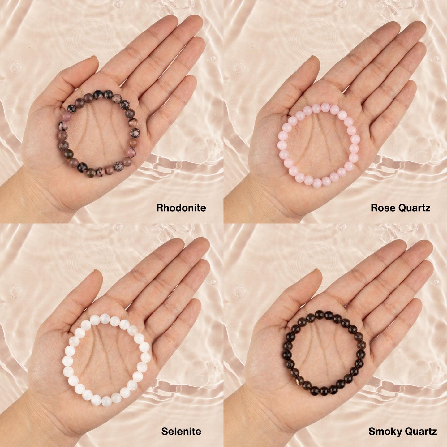 8mm Healing Crystals Bracelet, Bead Bracelets for Women Men, Crystal Jewelry, Natural Gemstone Jewelry, Energy Crystal, Spiritual Bracelet