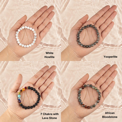8mm Healing Crystals Bracelet, Bead Bracelets for Women Men, Crystal Jewelry, Natural Gemstone Jewelry, Energy Crystal, Spiritual Bracelet
