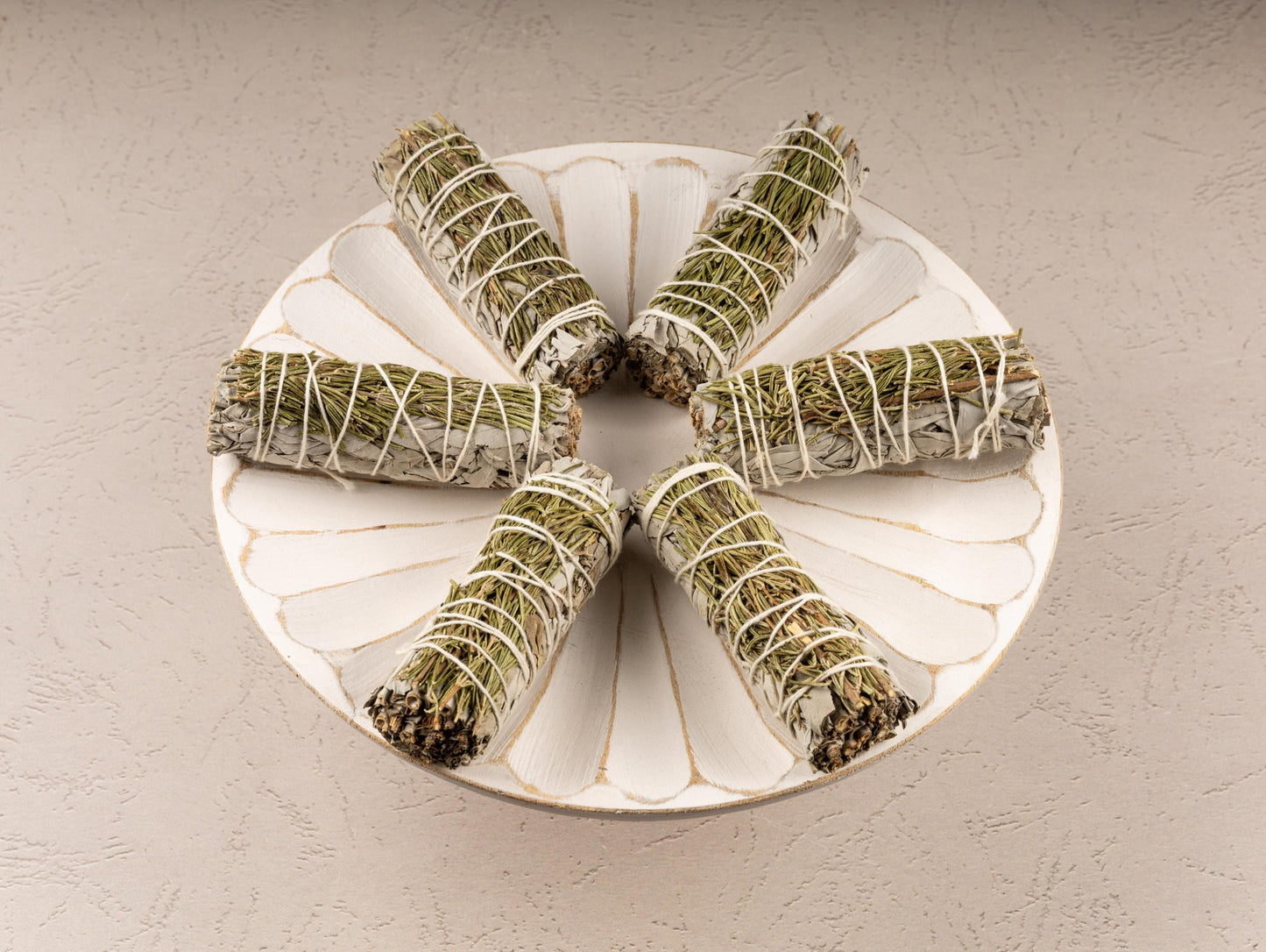 Rosemary with White Sage Smudge Stick – 4” Sage Bundle for Cleansing, Energy Healing, Meditation, Reiki, Includes Smudging Guide