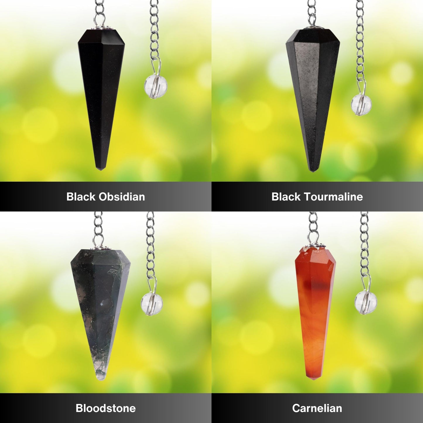 Large Selection of Faceted Pendulum Crystals, Divination Tools, Dowsing Pendulum for Meditation, Reiki, Crystal Grid, Chakra, Energy Healing