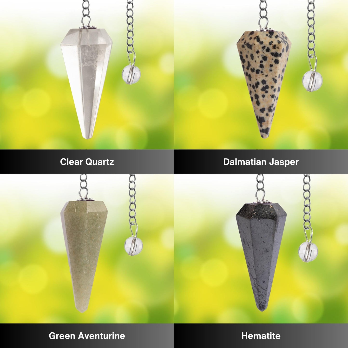 Large Selection of Faceted Pendulum Crystals, Divination Tools, Dowsing Pendulum for Meditation, Reiki, Crystal Grid, Chakra, Energy Healing