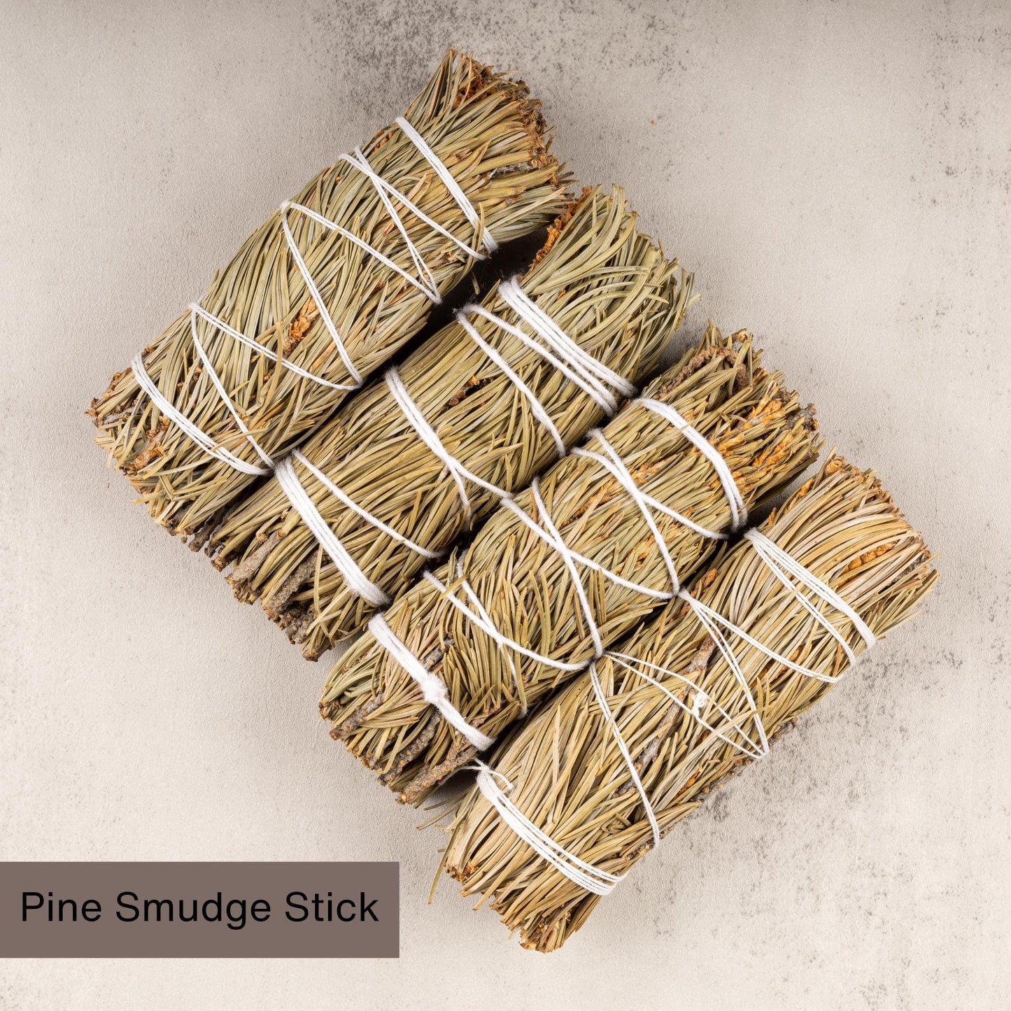 Pine Smudge Stick,  4” Pine Sage Stick Bundle for Cleansing, Energy Healing, Meditation & Reiki, Spiritual Gift, Includes Smudging Guide