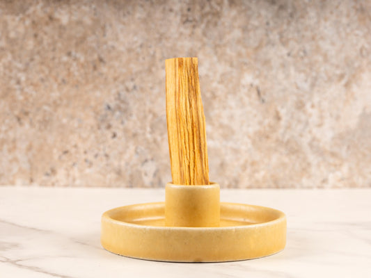 Wish Well Palo Santo Holder, Ceramic Incense Holder for Palo Santo Sticks, Ash Catcher, Ceramic Burner, Ceramic Smudge Dish, Meditation Gift