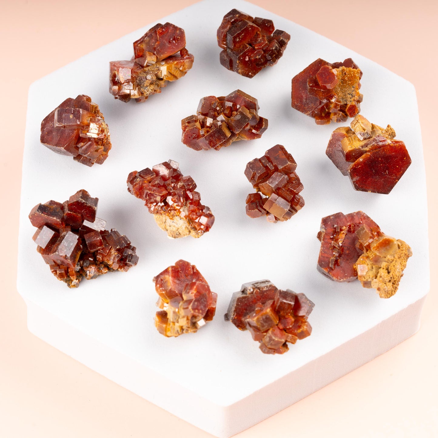 Vanadinite Cluster 1-25 grams, Grade AAA Vanadinite Specimens, Moroccan Vanadinite Red, Chakra Healing, Natural Raw Healing Crystals & Decor