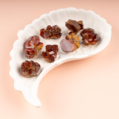 Vanadinite Cluster 1-25 grams, Grade AAA Vanadinite Specimens, Moroccan Vanadinite Red, Chakra Healing, Natural Raw Healing Crystals & Decor