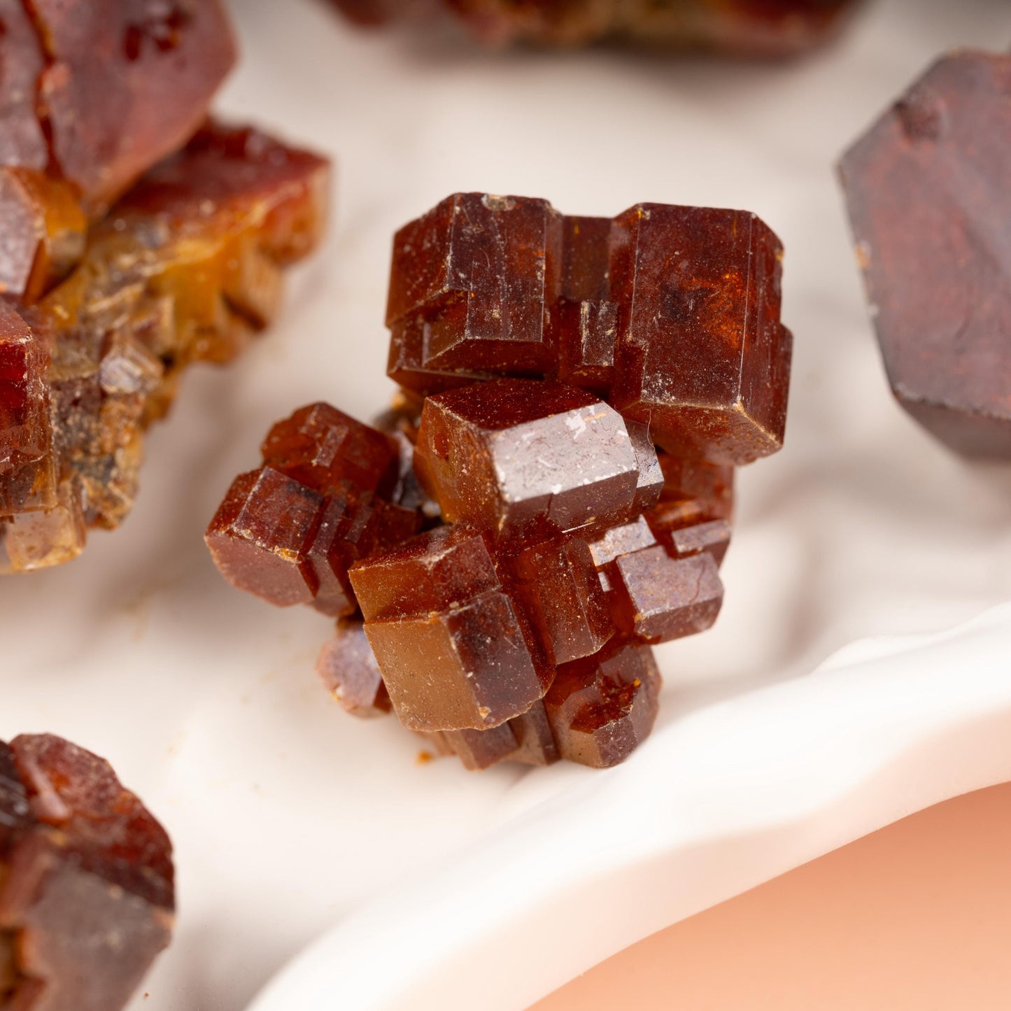 Vanadinite Cluster 1-25 grams, Grade AAA Vanadinite Specimens, Moroccan Vanadinite Red, Chakra Healing, Natural Raw Healing Crystals & Decor