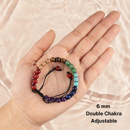 7 Chakra Healing Crystals Bracelet, Bead Bracelets for Women Men, Crystal Jewelry, Natural Gemstone, Energy Crystal, Spiritual Bracelet