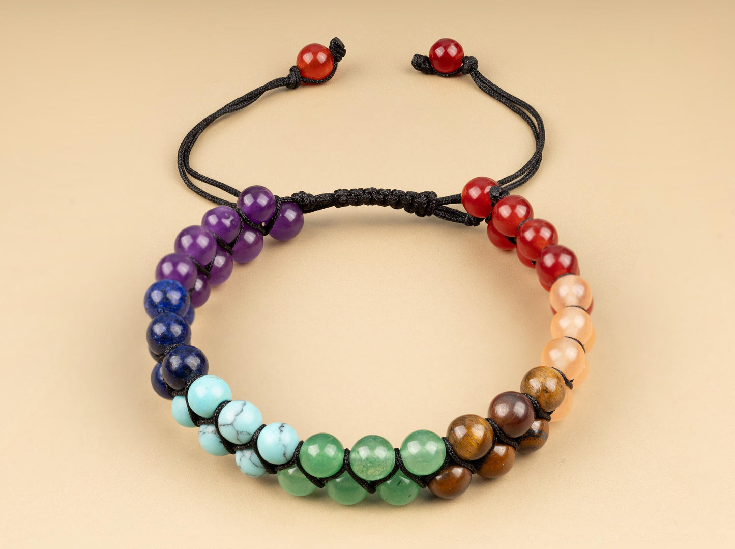 7 Chakra Healing Crystals Bracelet, Bead Bracelets for Women Men, Crystal Jewelry, Natural Gemstone, Energy Crystal, Spiritual Bracelet