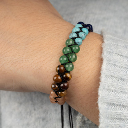 7 Chakra Healing Crystals Bracelet, Bead Bracelets for Women Men, Crystal Jewelry, Natural Gemstone, Energy Crystal, Spiritual Bracelet