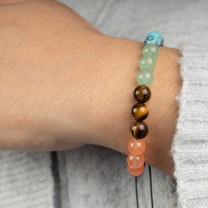 7 Chakra Healing Crystals Bracelet, Bead Bracelets for Women Men, Crystal Jewelry, Natural Gemstone, Energy Crystal, Spiritual Bracelet