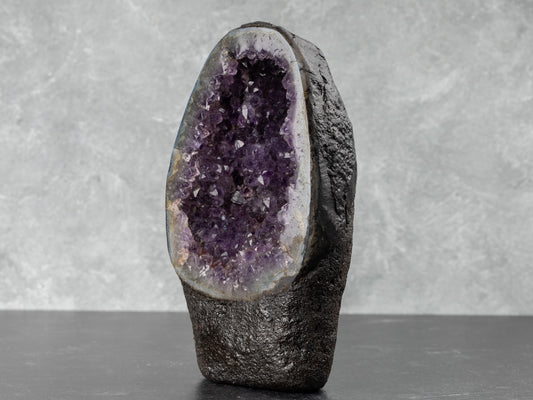 Natural Amethyst Cathedral Geode Healing Crystals, "AAA" Quality Large Amethyst Cluster, Purple Amethyst Geode, Spiritual Home Decor