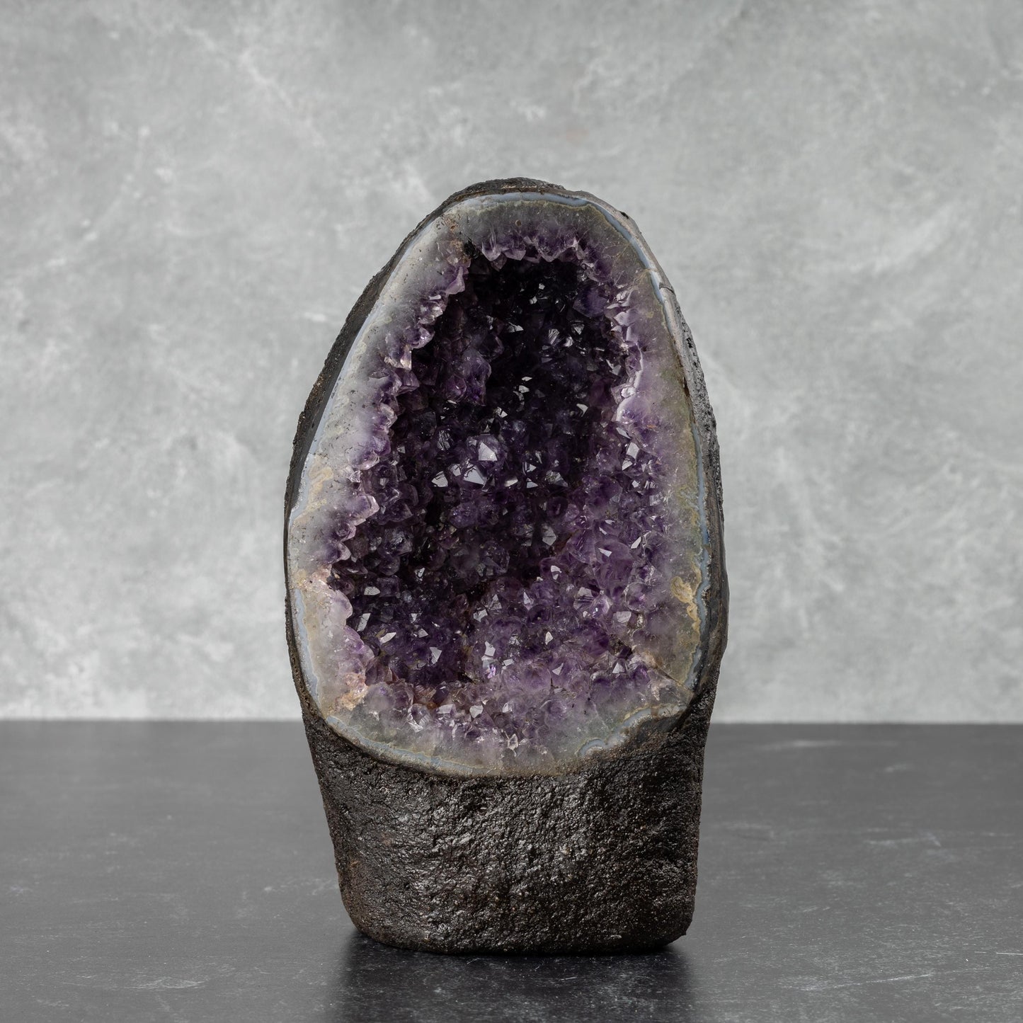 Natural Amethyst Cathedral Geode Healing Crystals, "AAA" Quality Large Amethyst Cluster, Purple Amethyst Geode, Spiritual Home Decor