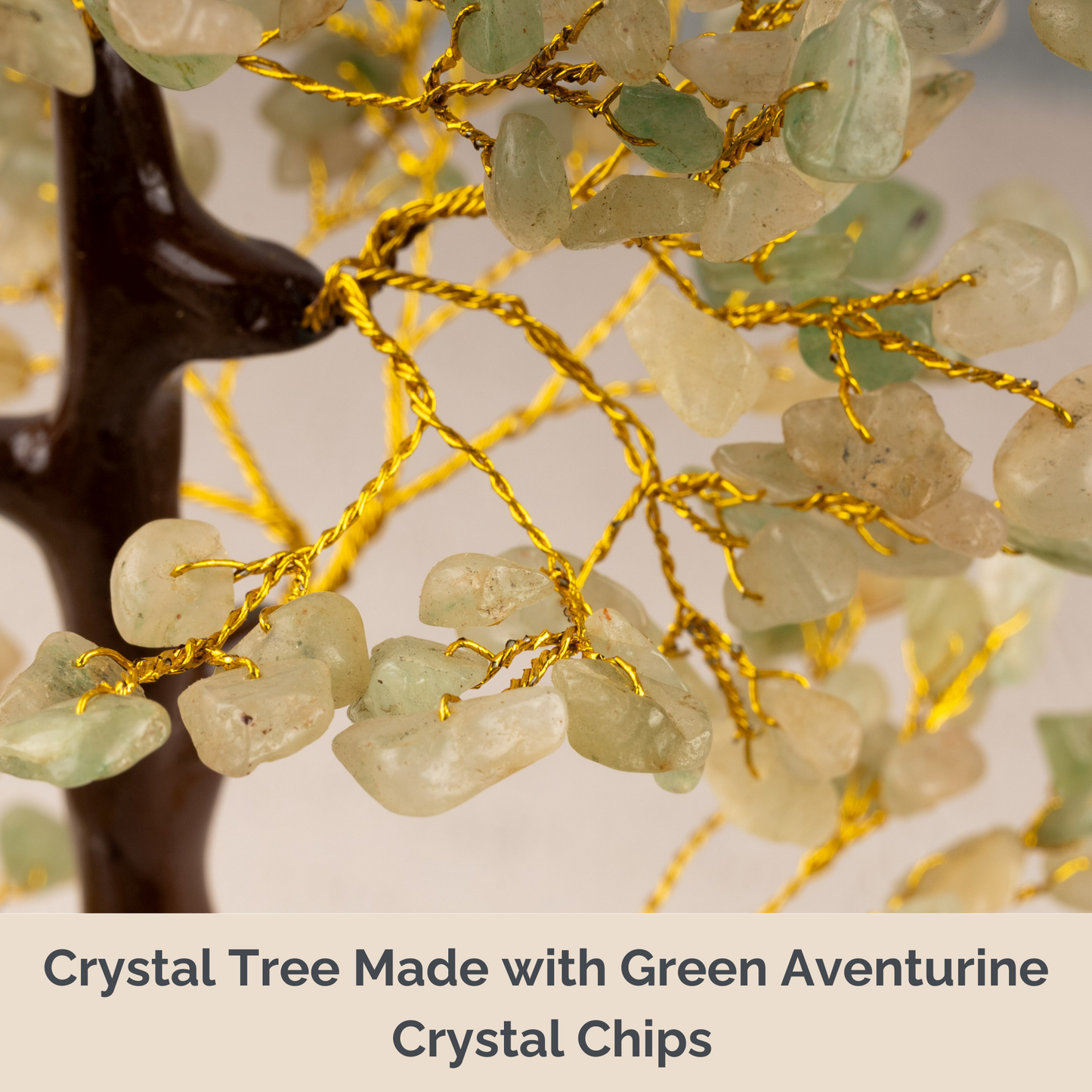 Green Aventurine Crystal Tree of Life, Decorative Crystal Tree, Natural Healing Crystal Tree, Crystal Decor, Meditation and Housewarming Gift