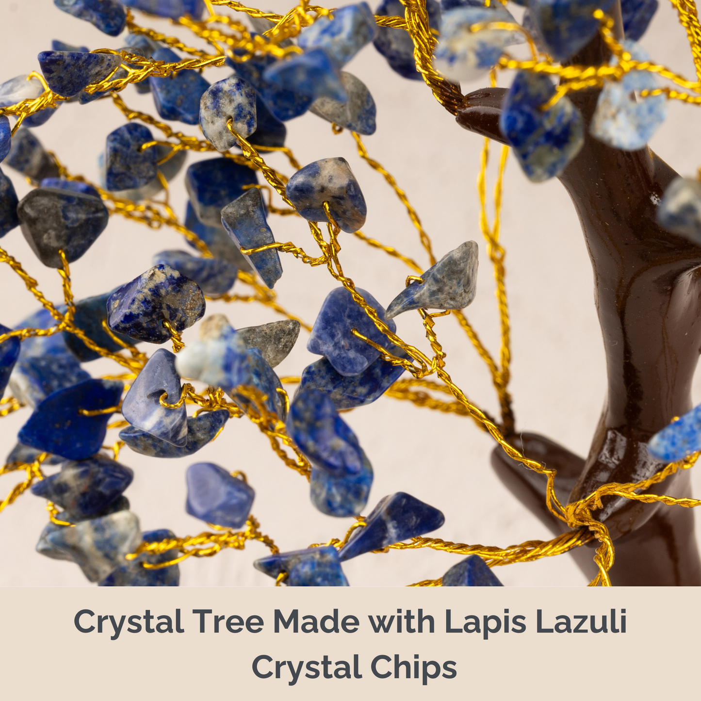 Lapis Lazuli Crystal Tree of Life, Decorative Crystal Tree, Natural Healing Crystal Tree, Crystal Decor, Meditation and Housewarming gift