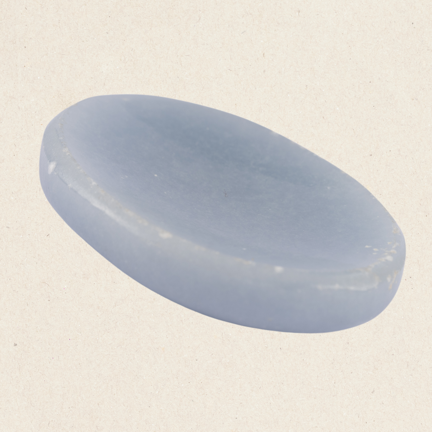 Angelite Worry Stone for Anxiety Relief, Healing Crystals & Natural Energy Healing Thumb Stone, Perfect Meditation & Spiritual Gift