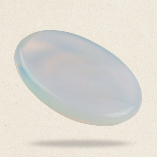 Opalite Worry Stone, Healing Crystals, Energy Healing Thumb Stone, Perfect Meditation & Spiritual Gift