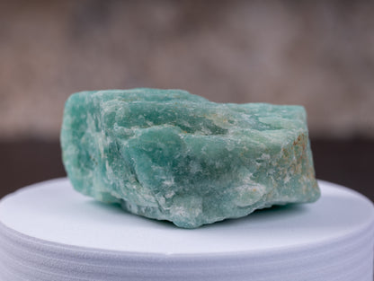 Amazonite Raw Crystal Stone - Healing Crystals and Stones for Meditation, Reiki, and Chakra Decor - Spiritual Gifts for Women, Men - Reiki Supplies and Zen Decor