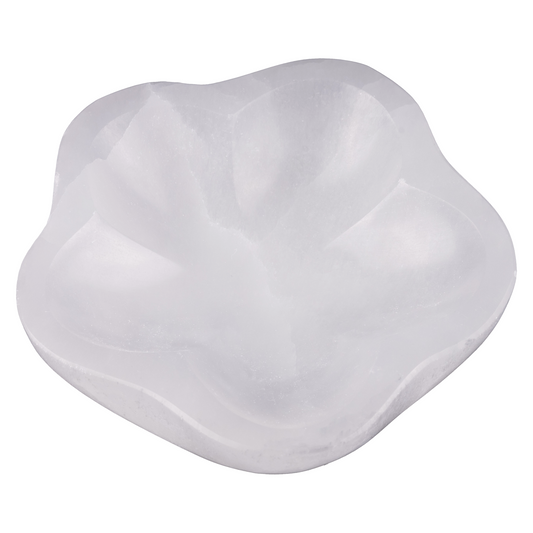 Flower Selenite Bowl, Selenite Crystal Cleansing Bowl, Healing Crystals & Stones, Spiritual Crystal Decor
