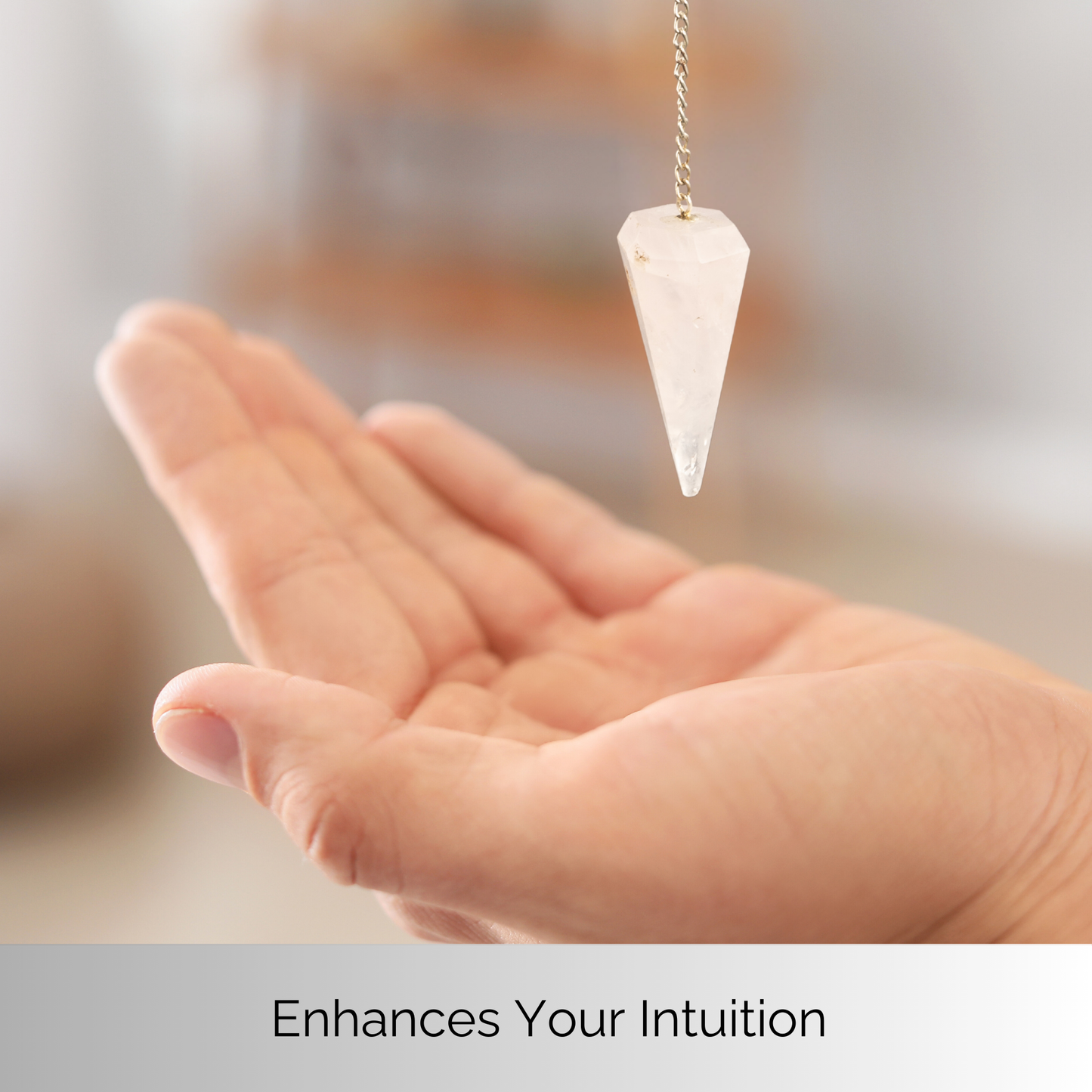 Rose Quartz Pendulum Crystal Divination Tools — Dowsing Pendulum Crystal with Crystal Ball for Meditation, Chakra Healing, Energy Work, Reiki, and Crystal Grid