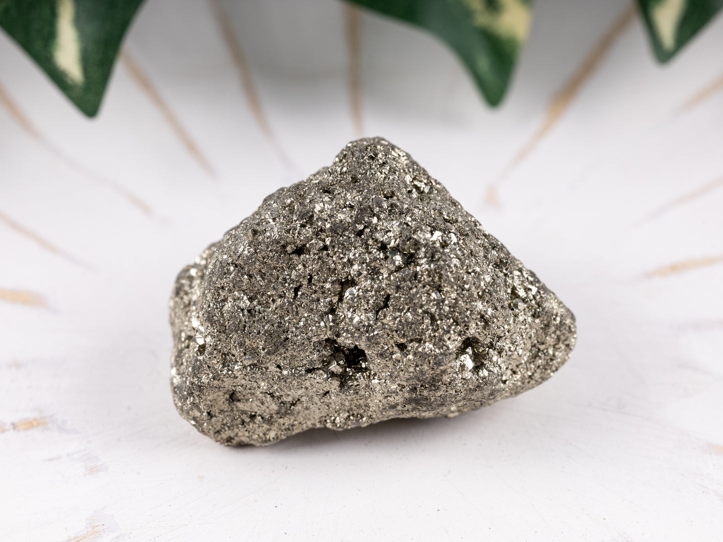 Pyrite Raw Crystal Stone - Healing Crystals and Stones for Meditation, Reiki, and Chakra Decor - Spiritual Gifts for Women, Men - Reiki Supplies and Zen Decor