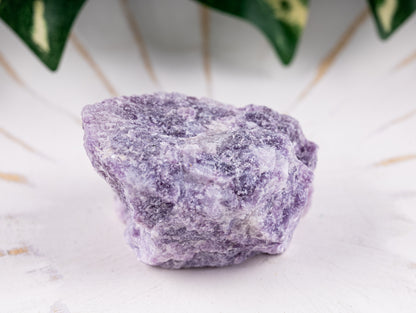 Lepidolite Raw Crystal Stone - Healing Crystals and Stones for Meditation, Reiki, and Chakra Decor - Spiritual Gifts for Women, Men - Reiki Supplies and Zen Decor