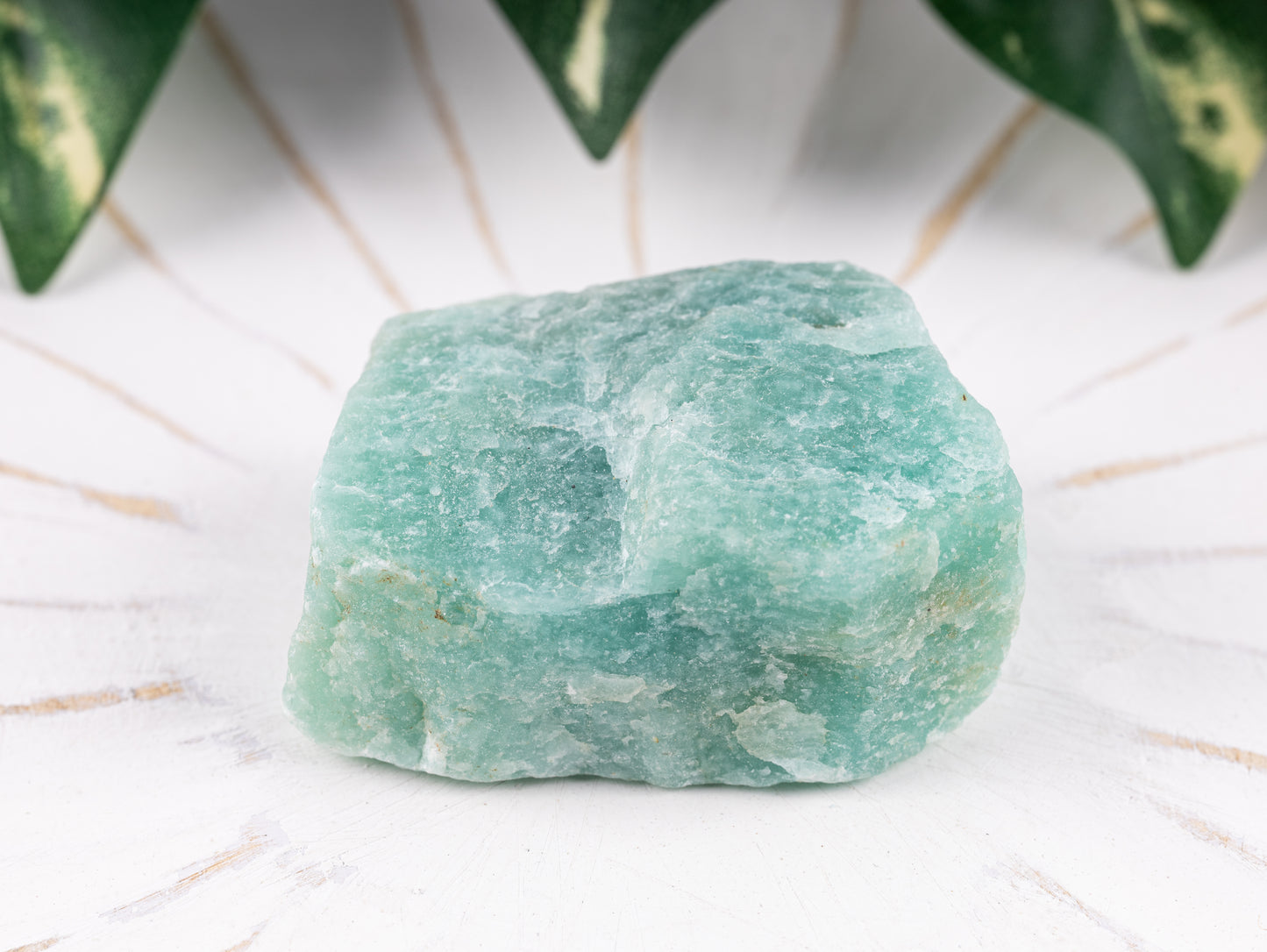 Amazonite Raw Crystal Stone - Healing Crystals and Stones for Meditation, Reiki, and Chakra Decor - Spiritual Gifts for Women, Men - Reiki Supplies and Zen Decor