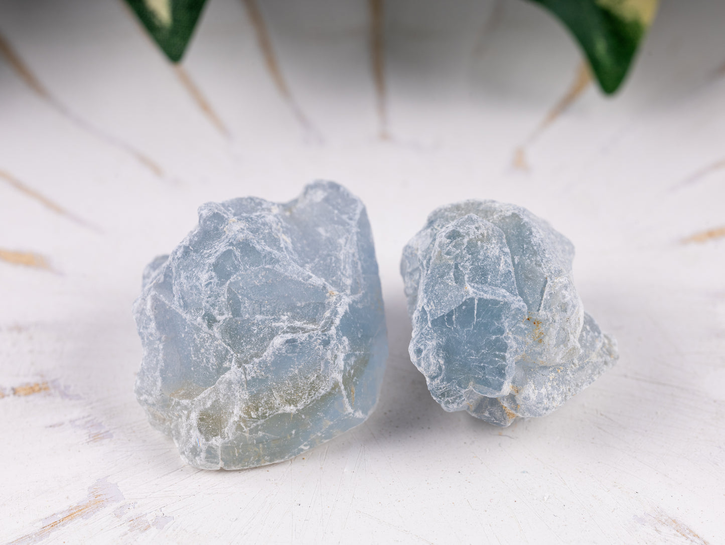 Celestite Raw Crystal Stone - Healing Crystals and Stones for Meditation, Reiki, and Chakra Decor - Spiritual Gifts for Women, Men - Reiki Supplies and Zen Decor