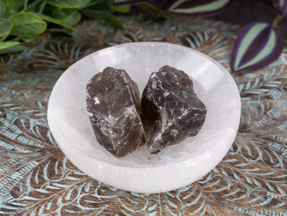 Smoky Quartz Raw Crystal Stone - Healing Crystals and Stones for Meditation, Reiki, and Chakra Decor - Spiritual Gifts for Women, Men - Reiki Supplies and Zen Decor