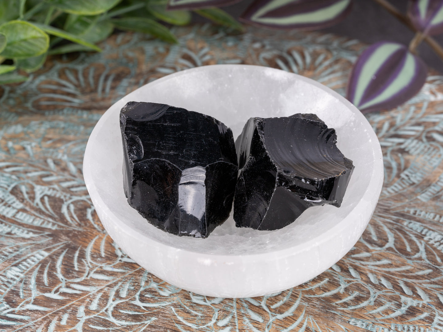 Black Obsidian Raw Crystal Stone - Healing Crystals and Stones for Meditation, Reiki, and Chakra Decor - Spiritual Gifts for Women, Men - Reiki Supplies and Zen Decor